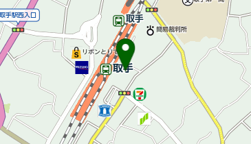 松のや 取手店(松屋併設)の地図画像