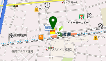 マイカリー食堂 綾瀬店(松屋併設)の地図画像