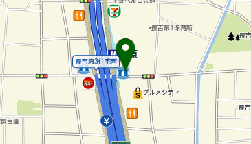 松屋 そよら長原駅前店(松のや併設)の地図画像