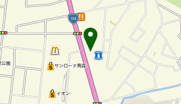 松のや 青森観光通り店(松屋併設)の地図画像