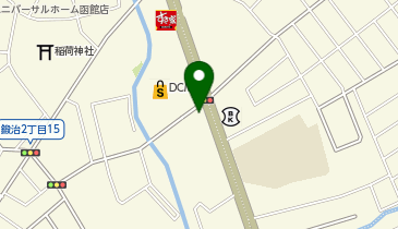 松のや 函館鍛治店(松屋併設)の地図画像