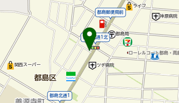 松屋 都島友渕町店(松のや併設)の地図画像