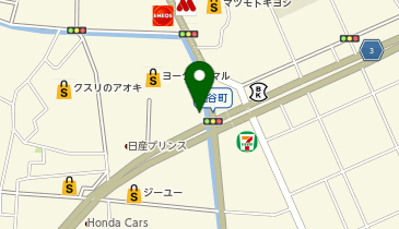 松屋 宇都宮細谷町店(松のや併設)の地図画像