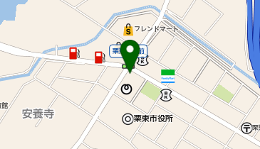 松屋 栗東市役所前店(松のや併設)の地図画像