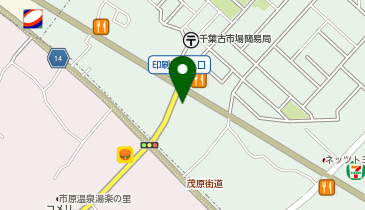 松屋 千葉古市場店(松のや併設)の地図画像