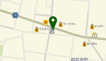 松屋 寒河江店(松のや併設)の地図画像