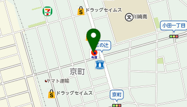 松のや 川崎京町店 (松屋併設)の地図画像