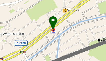 松のや 多摩愛宕店 (松屋併設)の地図画像