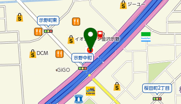 松のや 金沢示野店 (松屋併設)の地図画像