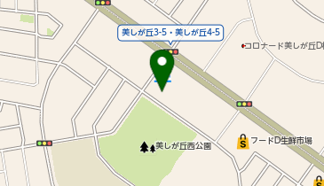 松屋 札幌美しが丘店(松のや併設)の地図画像