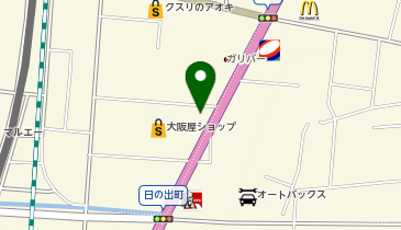 松のや 小松日の出町店(松屋併設)の地図画像