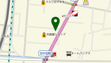 松屋 小松日の出町店(松のや併設)の地図画像