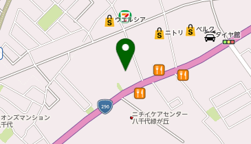松屋 八千代店(松のや併設)の地図画像