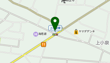 松屋 滑川店(松のや併設)の地図画像
