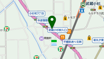 松屋 武蔵小杉南口店(松のや併設)の地図画像