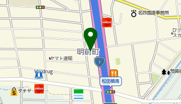 マイカリー食堂 堀田店(松のや併設)の地図画像