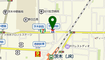 松のや JR茨木店(松屋併設)の地図画像