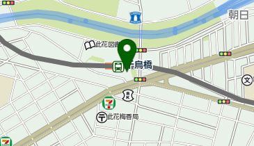マイカリー食堂 千鳥橋店(松のや併設)の地図画像