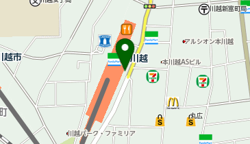 松のや 本川越店(松屋併設) ※2026年1月30日10時オープンの地図画像