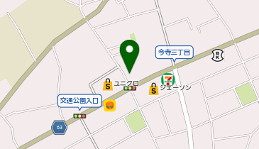 松屋 青梅今寺店(松のや併設)の地図画像