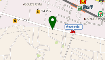 松のや 柏豊四季店(松屋併設)の地図画像
