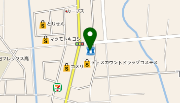 松のや 太田下田島店(松屋併設)の地図画像