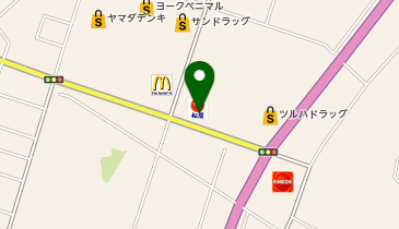 松のや 上山店(松屋併設) ※4月2日10時オープンの地図画像