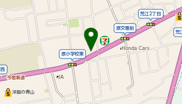 松のや 福岡荒江店(松屋併設)の地図画像