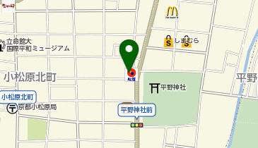 松のや 立命館大前店(松屋併設)の地図画像