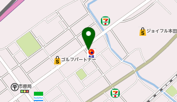 松のや 市原白金通店(松屋併設)の地図画像