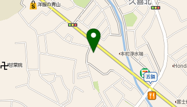 松のや 久喜本町店(松屋併設)の地図画像