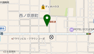 松屋 御前通御池店(松のや併設)の地図画像