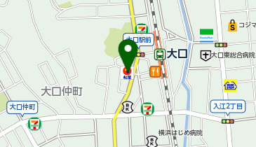 松のや 大口店(松屋併設)の地図画像
