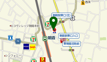 マイカリー食堂 朝霞東口店(松屋併設)の地図画像