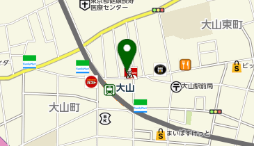 松のや 大山店(松屋併設)の地図画像