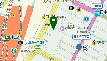 松屋 TOFROM八重洲店の地図画像