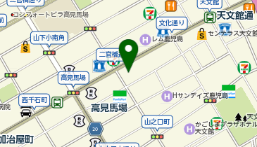 松のや 鹿児島天文館店(松屋併設)の地図画像