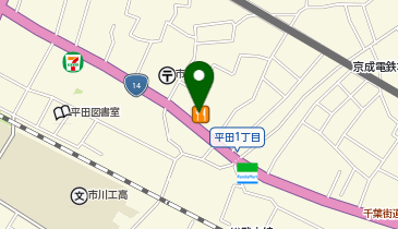 サイゼリヤ 市川菅野店の地図画像