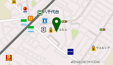サイゼリヤ ユアエルム八千代台店の地図画像