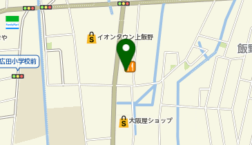 サイゼリヤ 富山上飯野店の地図画像