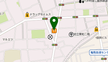 サイゼリヤ 足立亀有店の地図画像