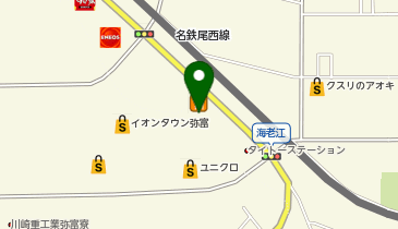 サイゼリヤ イオンタウン弥富店の地図画像