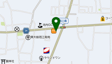 サイゼリヤ 東大阪若江南店の地図画像