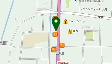 サイゼリヤ 伏見下鳥羽店の地図画像