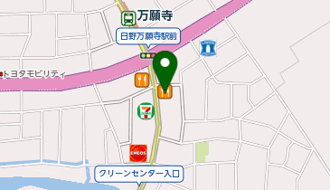 サイゼリヤ 万願寺店の地図画像