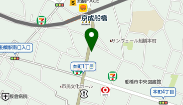 サイゼリヤ 船橋駅南口店の地図画像