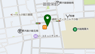 サイゼリヤ イオンタウン小阪店の地図画像