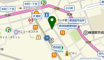 サイゼリヤ 横須賀さいか屋前店の地図画像