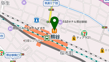 サイゼリヤ 熊谷駅ビル・アズ店の地図画像