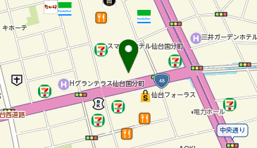 サイゼリヤ 仙台一番町店の地図画像